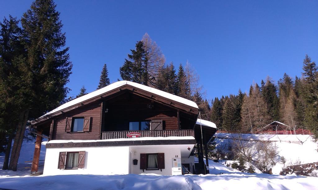 Fichtenblockhuette Sonnenalpe Nassfeld Bagian luar foto